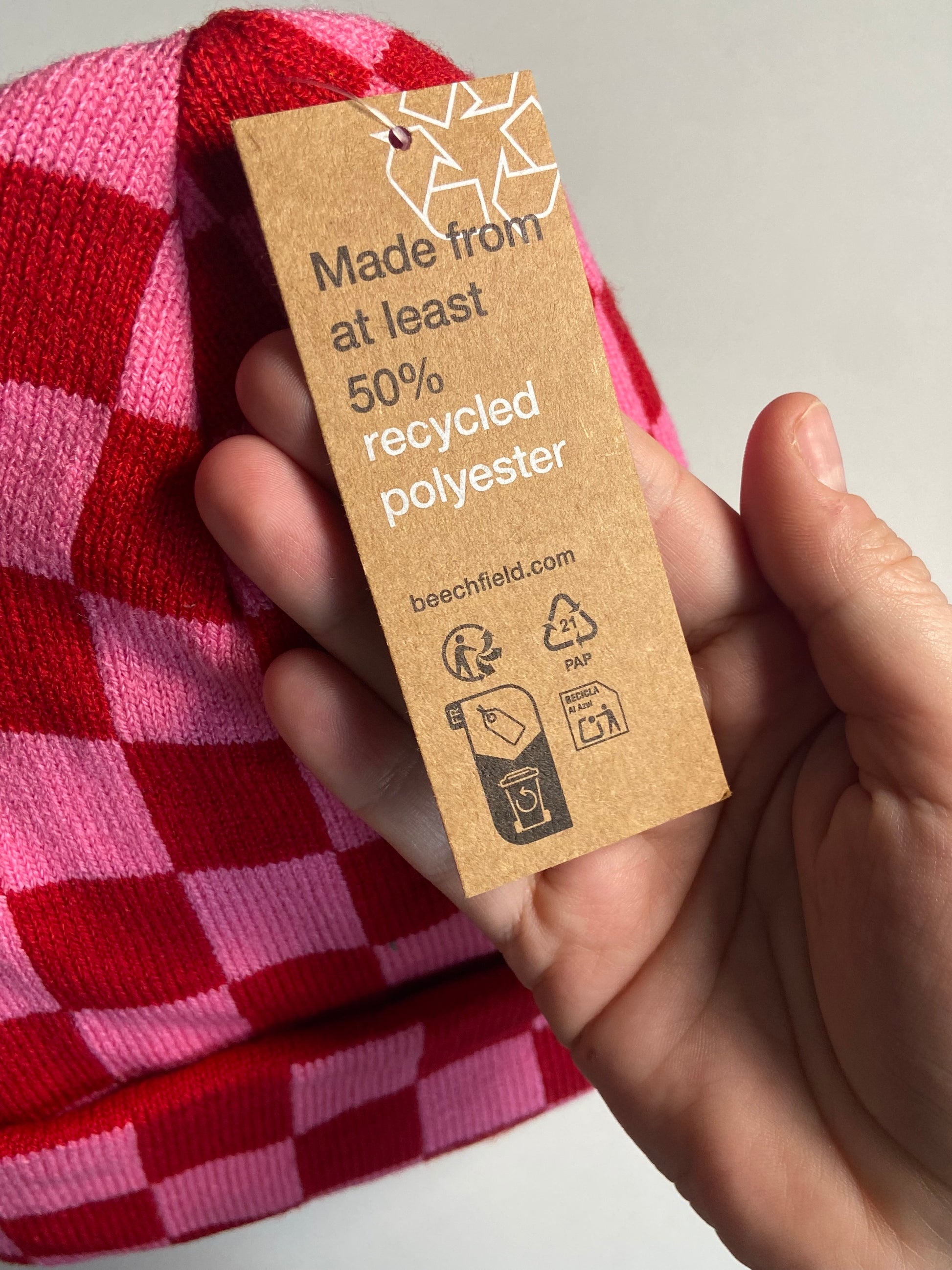 Don't mess - Checkboard Beanie